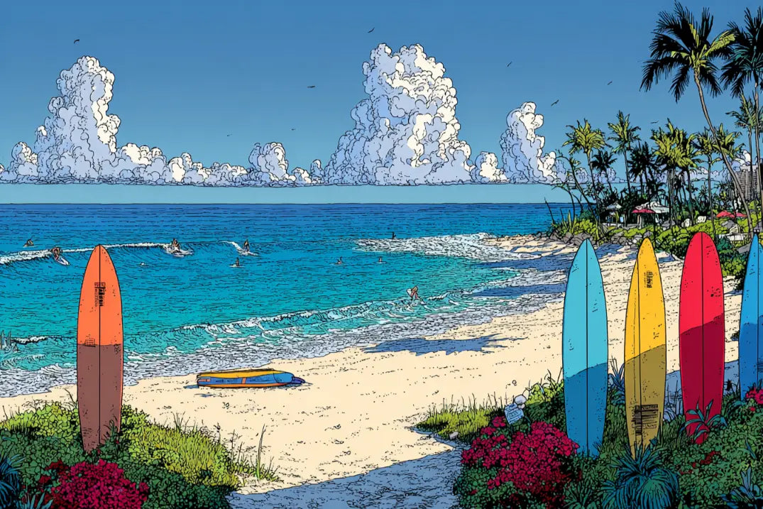 ハワイのビーチ